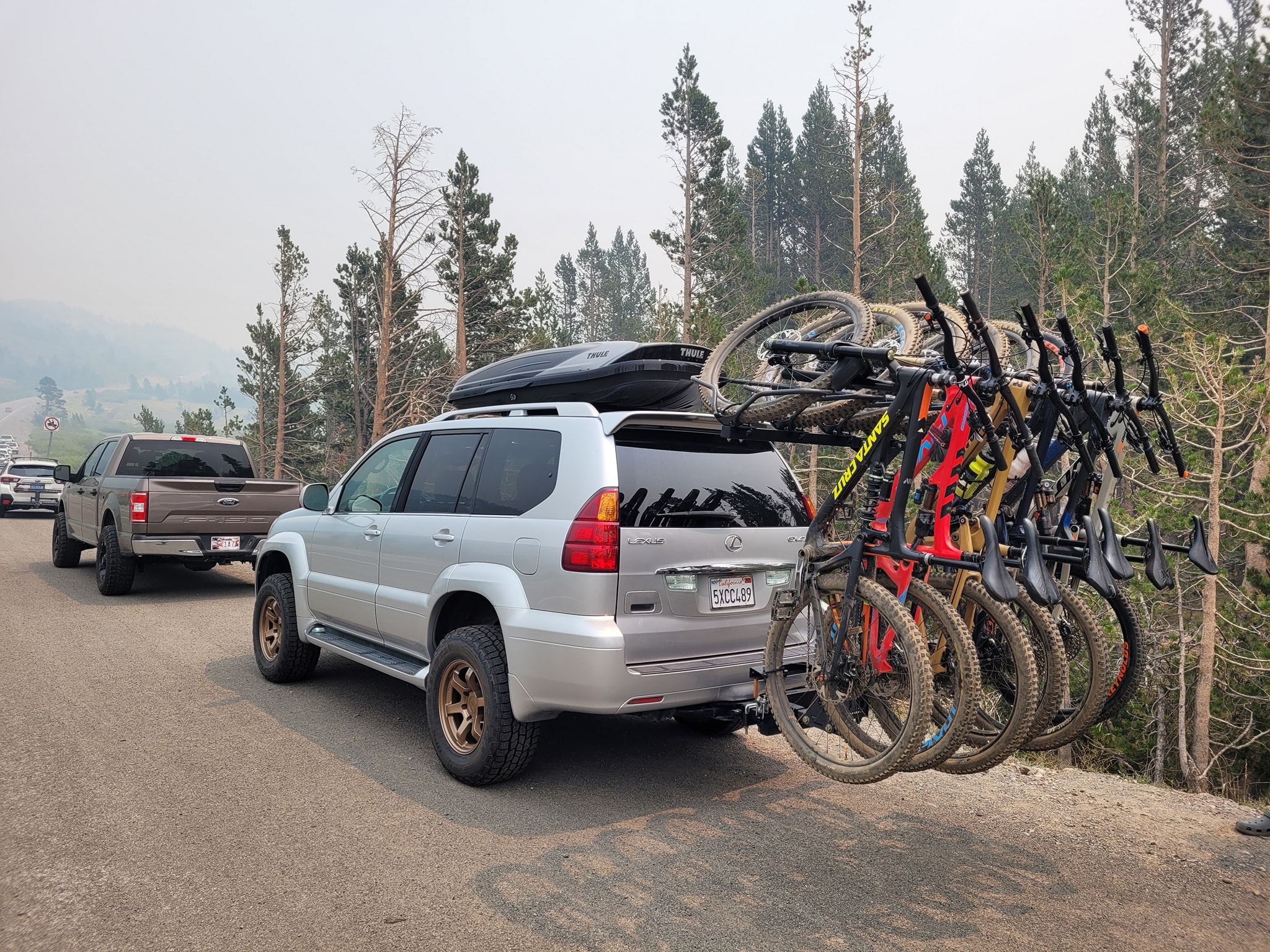 Gx470 bike rack sale