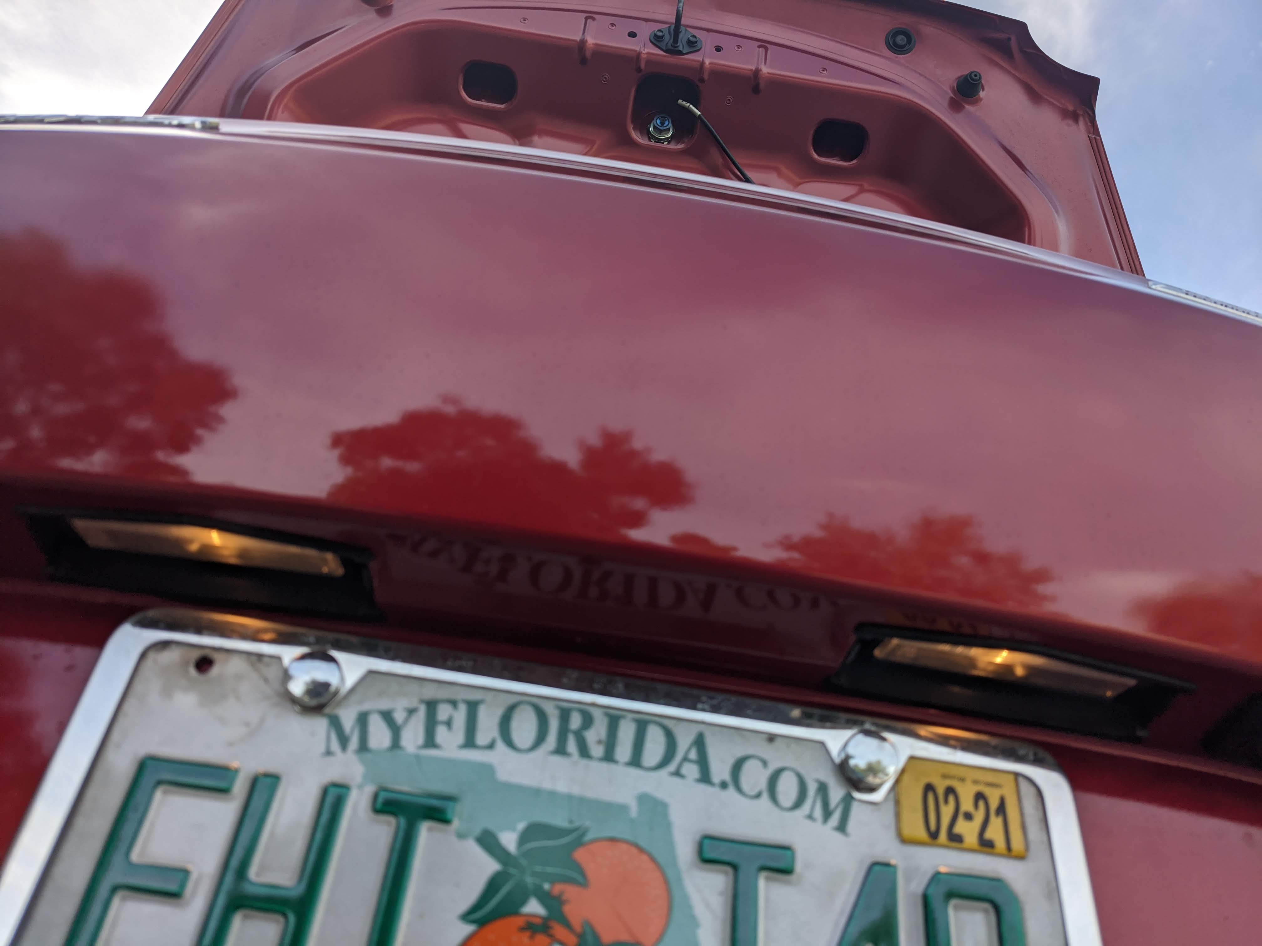 Na miata license plate sales bulb